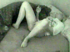 Midnight Masturbation Session Caught on