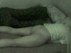 Midnight Masturbation Session Caught on