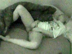 Midnight Masturbation Session Caught on