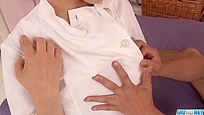 Miho Tsujii, Asian nurse in need for cock in her pussy