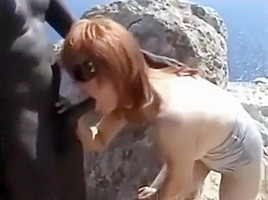 Milf Jenni 44 enjoys BBC on the beach
