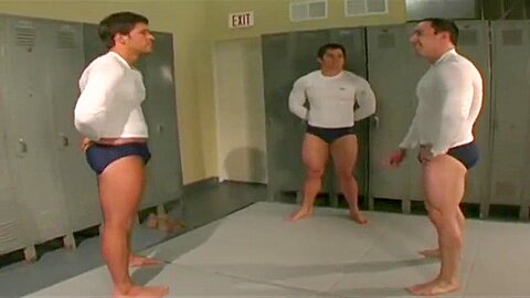 Military Locker Room Wrestling