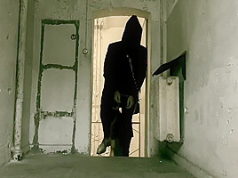 Mistress April In Dominatrix Peeing In Slaves Mouth And