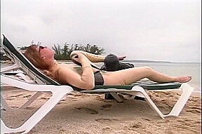 Mistress Makes Her Leather Slave Service Her