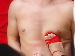 Mistress Tramples Her Slave For Bad Behavior  Bdsm Trampling In Red Sandals