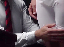 Mormon elder watches as a young mormon takes it in the ass