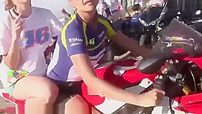 Motoencuentro en Brasil Chicas culonas en tanga