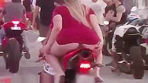 Motoencuentro en Brasil Chicas culonas en tanga