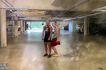 Muscle Hunk Threesome Baby Takes Double Step daddy Dick Hard & Deep