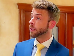 Muscle gay anal sex with cumshot