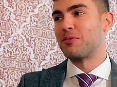 Muscle gay anal sex with cumshot