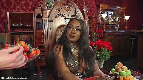 Muscular Legs Ebony Pegging Man