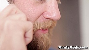 Muscular gay hunks fucking and masturbating
