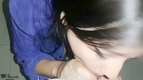 My Stepsister Comes Home Late And I Make Her Give Me A Good Blowjob - Porn In Spanish