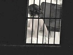 My dark haired brunette neighbor July has wonderful big tits