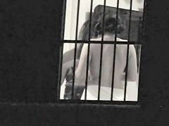My dark haired brunette neighbor July has wonderful big tits