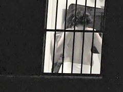 My dark haired brunette neighbor July has wonderful big tits