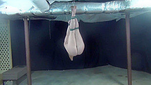 Naked Fit MILF Strung Up