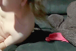Nasty Small Tits Sissy Reign Anal Fingering & Taking Mouth Full Of Cum
