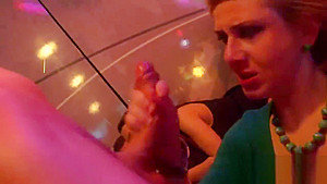 Nasty cuties get fully foolish and undressed at hardcore party