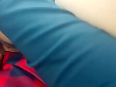 Naughty Girl Jumps On Trampoline Gets Pussy Eaten Pov/loud Moaning