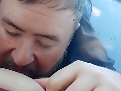 Naughty Girl Jumps On Trampoline Gets Pussy Eaten Pov/loud Moaning