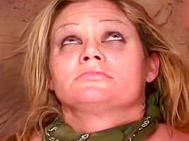 Naughty Tramp Gets Load After Load On Her Face