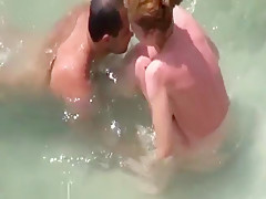 Naughty amateurs by the beach