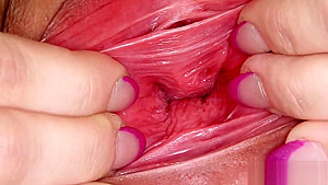 Naughty czech girl spreads her juicy twat to the bizarre