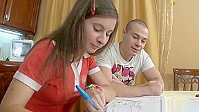 Nerdy Beauty Likes Studying As Well As Good Sex Session