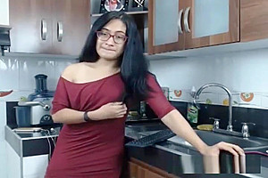 Nerdy ladyboy Flashing large wang And butthole