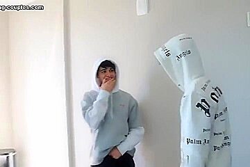 New 2 Hooded-hottys Jerking Off