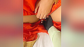 Newly Married Indian Wife Giving Blowjob And Handjob To Her Husband
