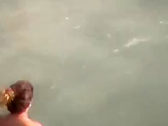 Nice thong of girl at PR beach