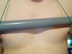 Nipple Tied Torture #12 With70celsius With Hot Water