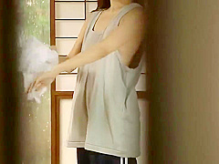 Nipponese Amateur Spinner Hard Porn Clip