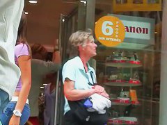 Non-nude street video of an insanely sexy girl