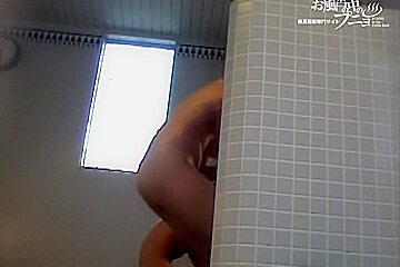 Nude Asian From The Shower Bends Over Washing The Head Dvd