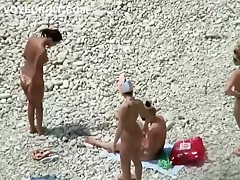 Nude Females Spyied At Nude Beach By