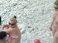 Nude Females Spyied At Nude Beach By