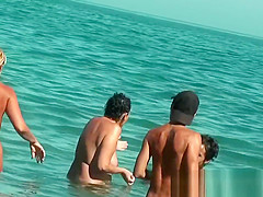 Nude beach film sexy ass women nudist beach