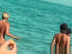 Nude beach film sexy ass women nudist beach