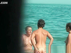 Nude beach film sexy ass women nudist beach