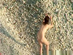 Nudist swims and photo session