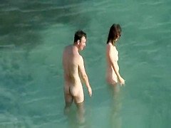 Nudist swims and photo session