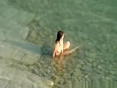 Nudist swims and photo session