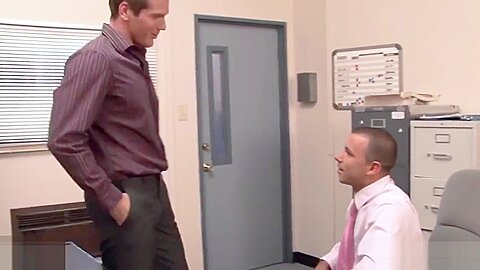 Office gays fucking asses on the desk