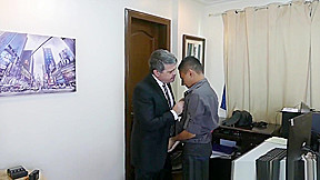 Office pinoy twink seduce boss Step daddy