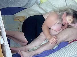 Old Bbw With Big Tits Did A Good Blowjob And Framed Her Ass For Anal Sex