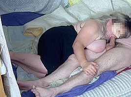 Old Bbw With Big Tits Did A Good Blowjob And Framed Her Ass For Anal Sex